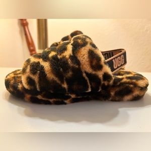 Ugh Australia fluffy yeah slides